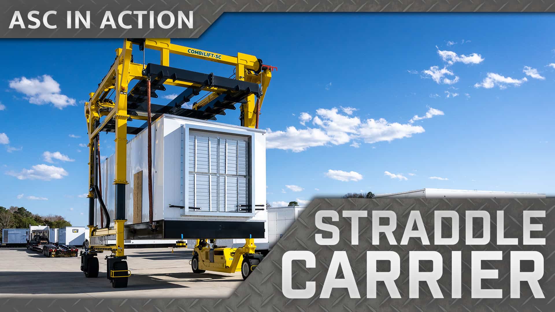 ASC in action straddle carrier video thumbnail